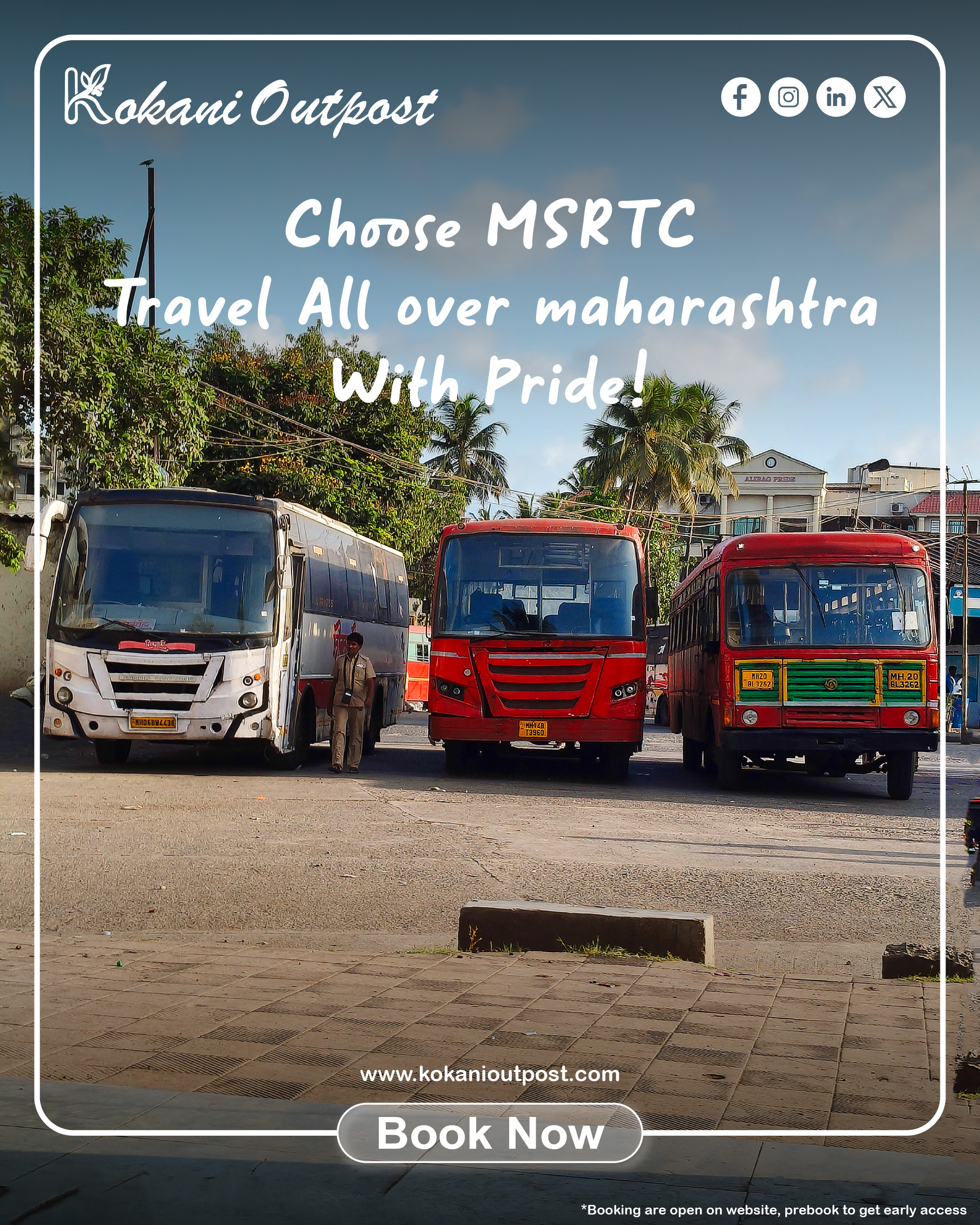 MSRTC travel social media post